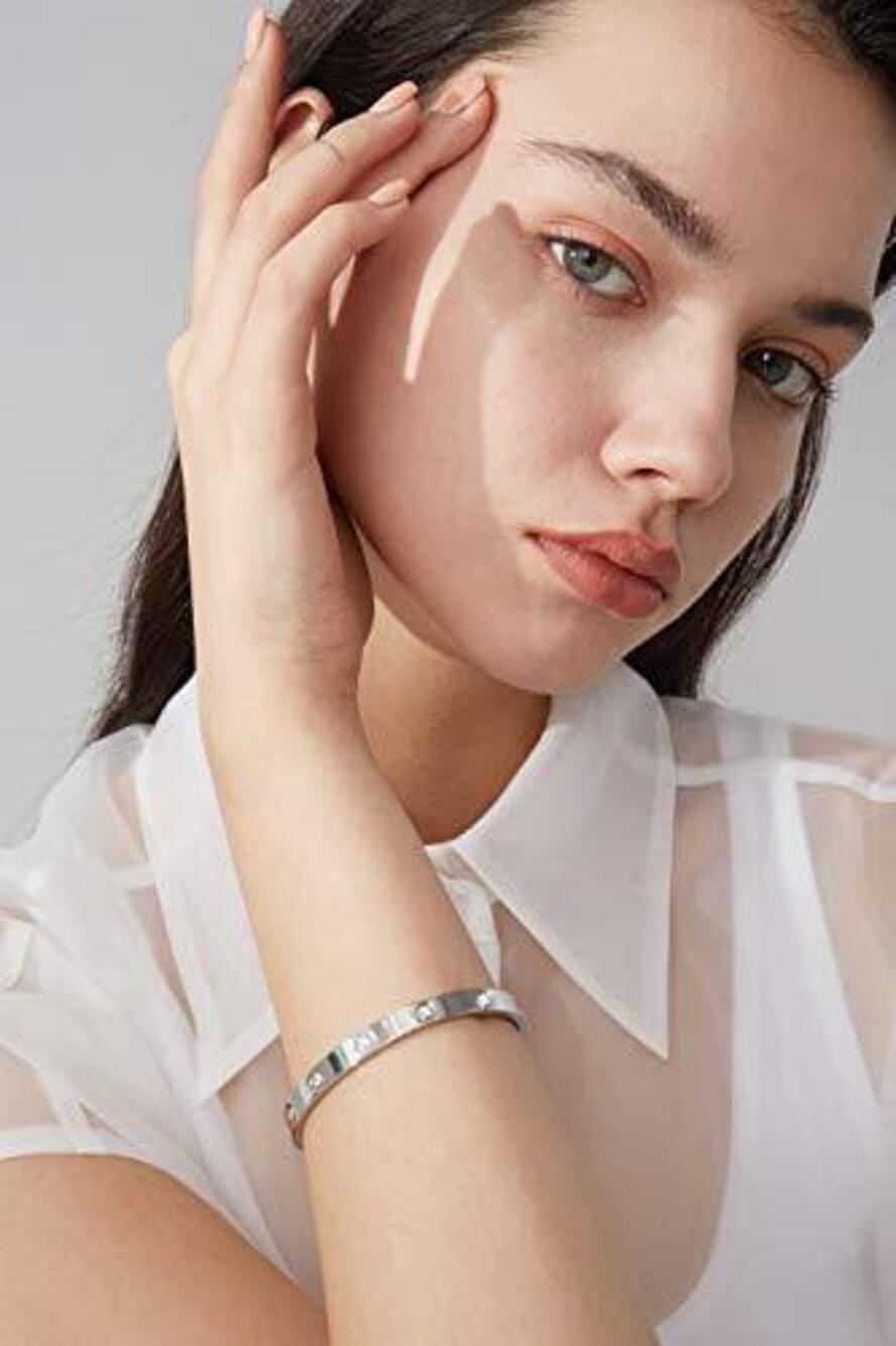 1846 18K Gold-Plated Love Friendship Bracelets Trendy Stainless Steel - Picture 6 of 6